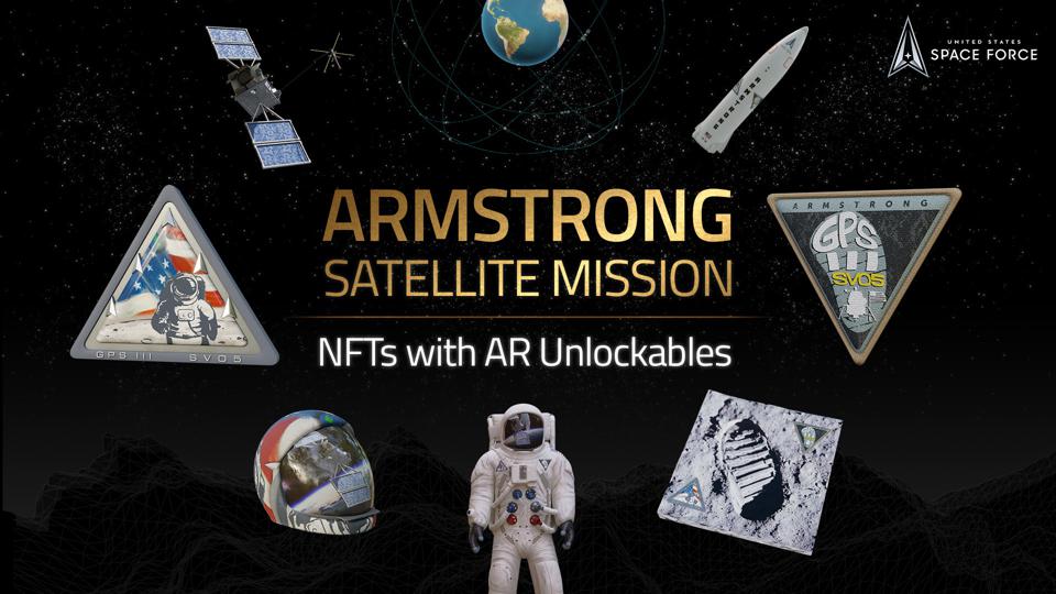 Armstrong Satellite Mission AR Enabled NFTs